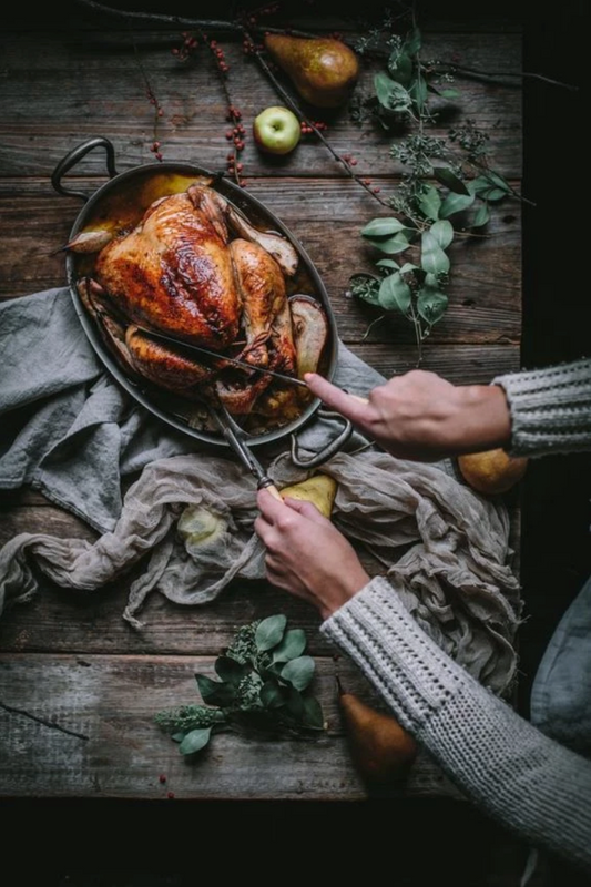 Vanilla Bean Brown Butter Roast Chicken
