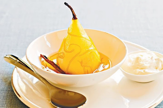 Pierced and Poached Fruit